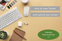 How to view tender and sub it price in Tactica